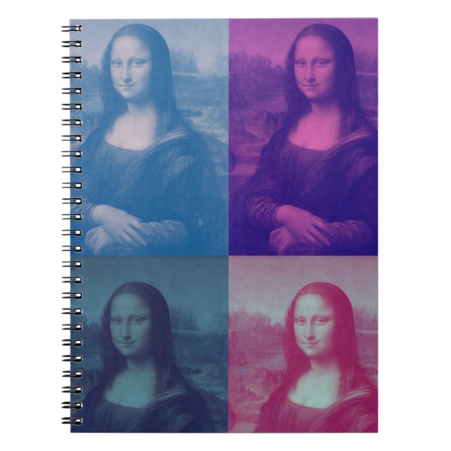 Cuaderno Bloc de notas Pop Art Mona Lisa (Frente)