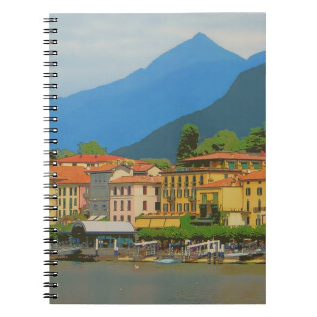 Cuaderno Bloc de notas Poster de Bellagio Italia (Frente)