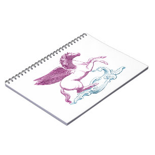 Cuaderno Bloc de notas Purple Pegasus