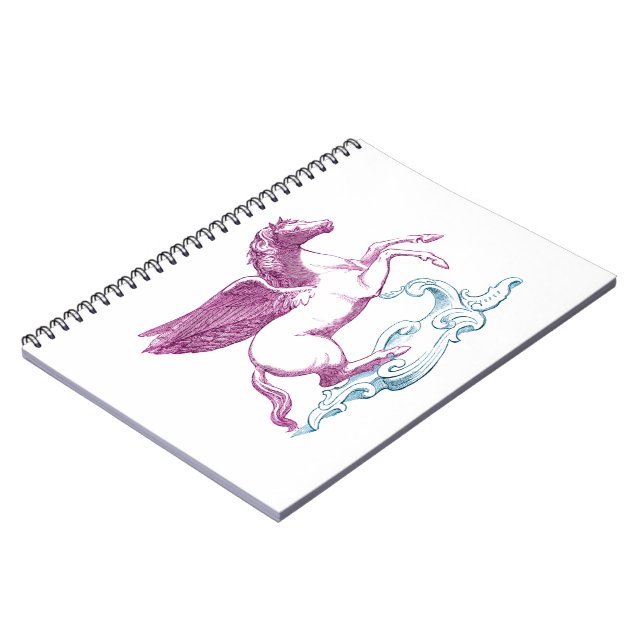 Cuaderno Bloc de notas Purple Pegasus (Lado Izquierdo)