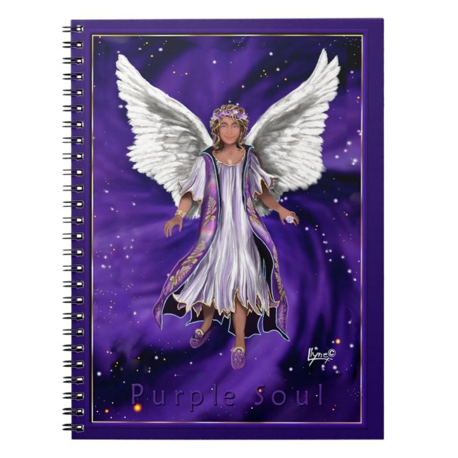 Cuaderno Bloc de notas Purple Soul (Frente)