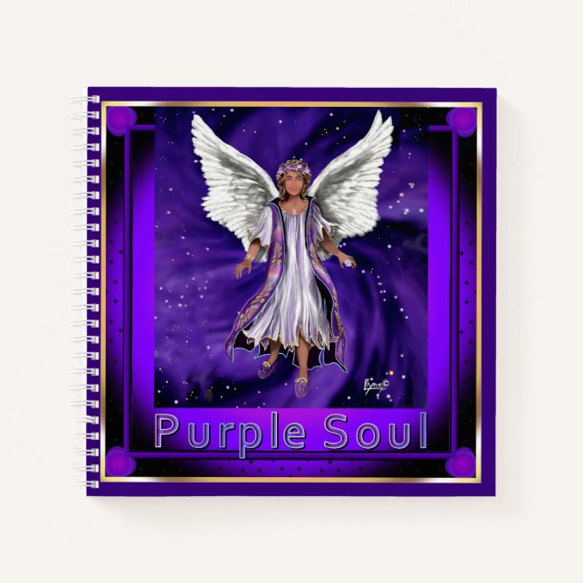 Cuaderno bloc de notas Purple Soul (Anverso)