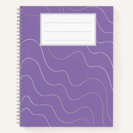 Cuaderno Bloc de notas púrpura
