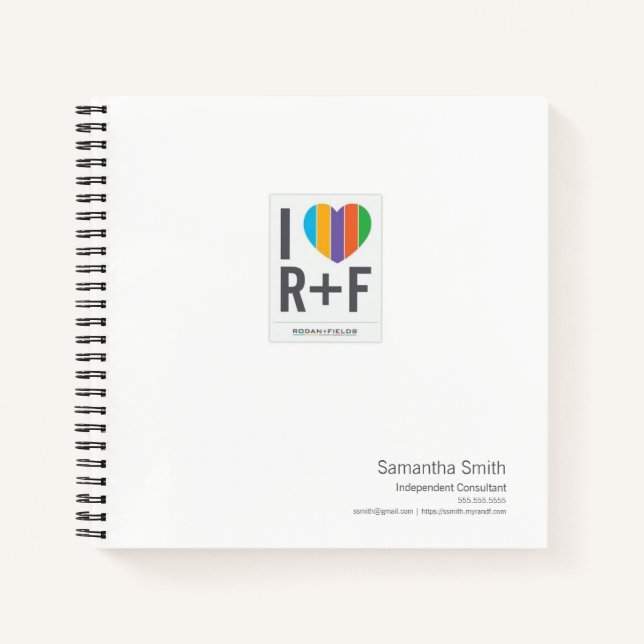 Cuaderno Bloc de notas R + F (Anverso)