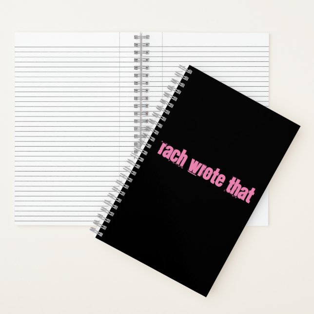 Cuaderno Bloc de notas Rach Spiral  (Interior)