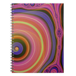 Cuaderno bloc de notas Rainbow Swirl