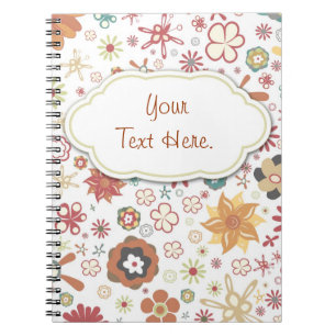 Cuaderno Bloc de notas Random Fun Flower Garden