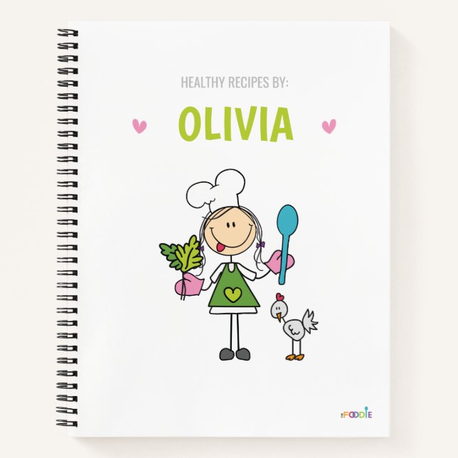 Cuaderno Bloc de notas RECIPE personalizado (Anverso)
