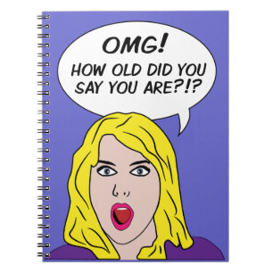 Cuaderno bloc de notas RETRO COMICS