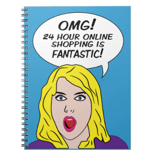 Cuaderno bloc de notas RETRO COMICS