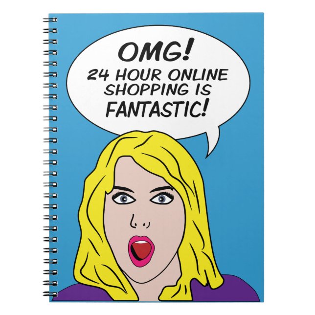 Cuaderno bloc de notas RETRO COMICS (Frente)