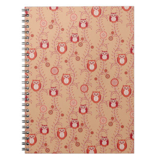 Cuaderno Bloc de notas Retro Owls
