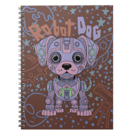 Cuaderno Bloc de notas Robot Dog
