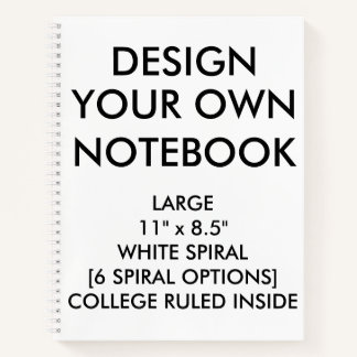 Cuaderno Bloc de notas ROLED de gran COLEGIO personalizado
