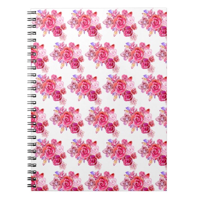 Cuaderno Bloc de notas rosa (Frente)