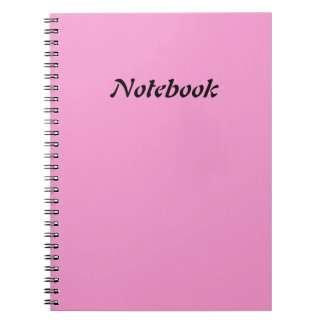 Cuaderno bloc de notas rosa