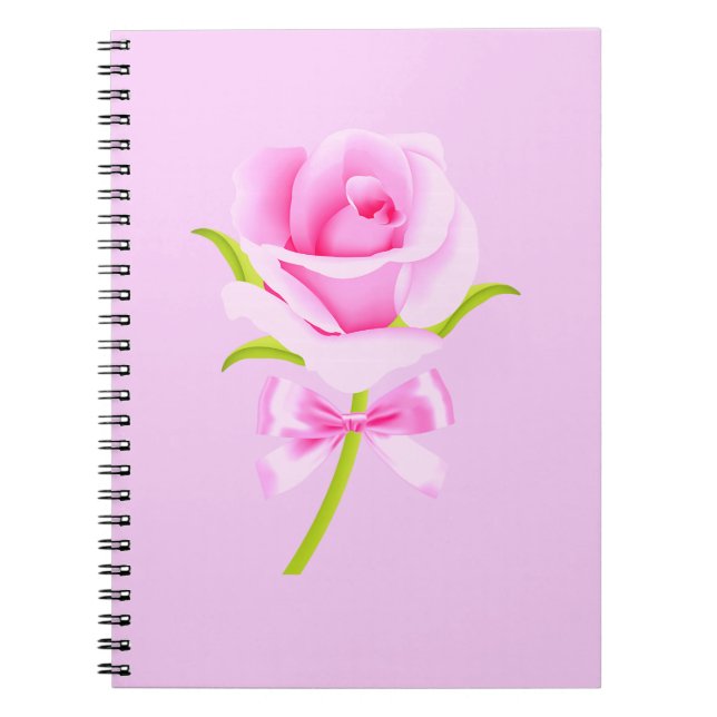Cuaderno Bloc de notas rosa (Frente)