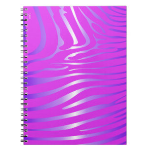 Cuaderno Bloc de notas rosa de cebra zística