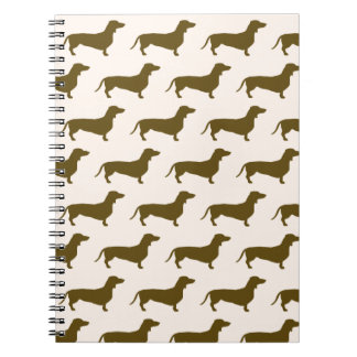 Cuaderno Bloc de notas rosado Dachshund