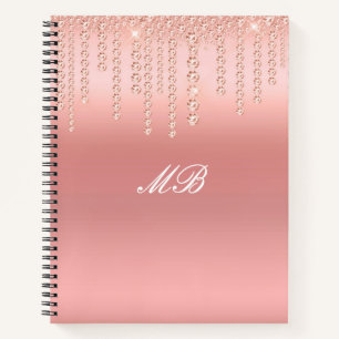 Cuaderno Bloc de notas rosado de moda