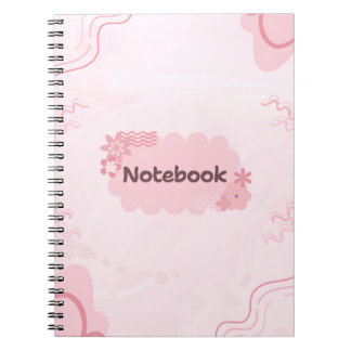 Cuaderno Bloc de notas rosado lindo