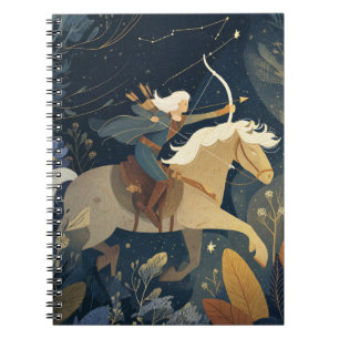 Cuaderno Bloc de notas Sagittarius Zodiac Archer