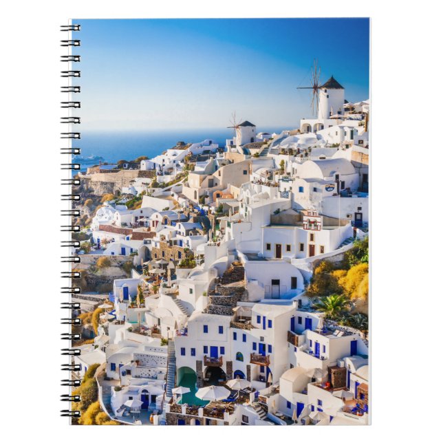 Cuaderno Bloc de notas Santorini (Frente)