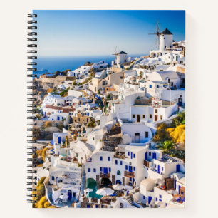 Cuaderno Bloc de notas Santorini