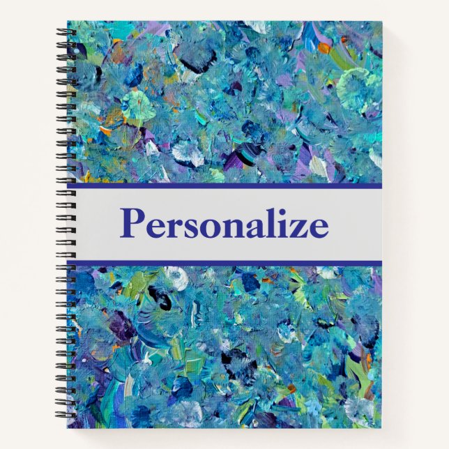 Cuaderno Bloc de notas Santorini Seaglass (Anverso)