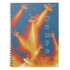 Cuaderno Bloc de notas Saturno de ataque OVNI