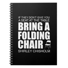 Cuaderno Bloc de notas Shirley Chisholm plegable