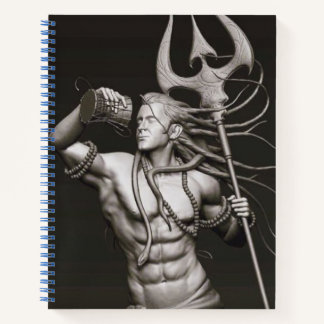 Cuaderno Bloc de notas Shiva con estilo espiritual