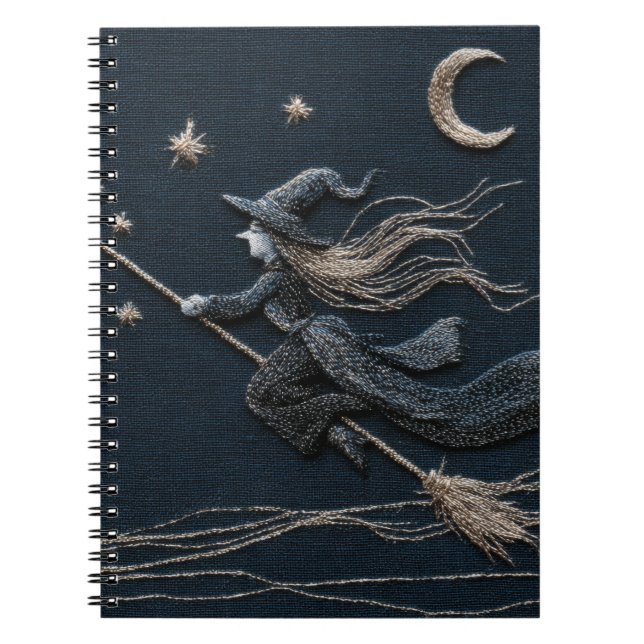 Cuaderno Bloc de notas Silver Witch Moonlit Sky (Frente)