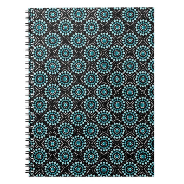 Cuaderno Bloc de notas singular de arte de puntas sinérgica (Frente)
