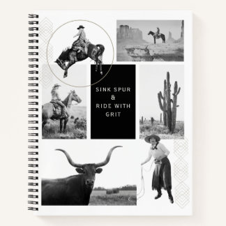 Cuaderno Bloc de notas Sink Spur & Ride Cowgirl