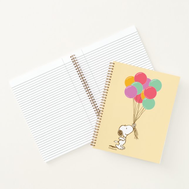 Cuaderno Bloc de notas Snoopy y Balloons (Interior)