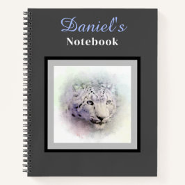 Cuaderno Bloc de notas Snow Leopard