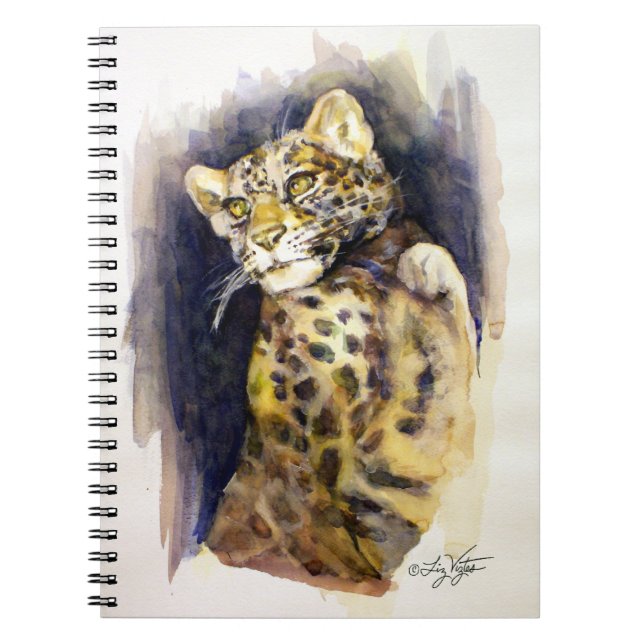 Cuaderno Bloc de notas Snow Leopard (Frente)