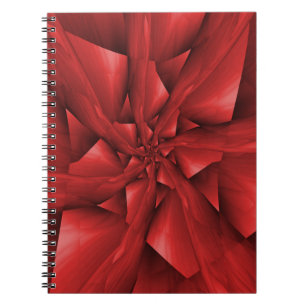 Cuaderno Bloc de notas sobre armas en espiral roja