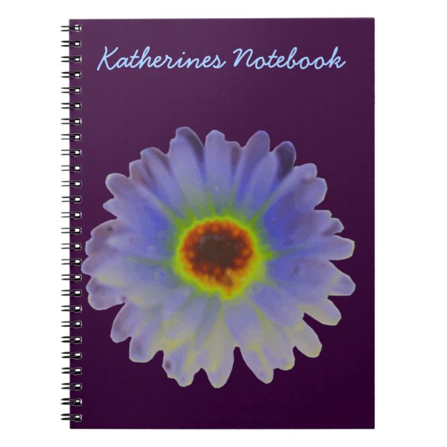 Cuaderno Bloc de notas sobre el Personalizable arcoiris mar (Frente)