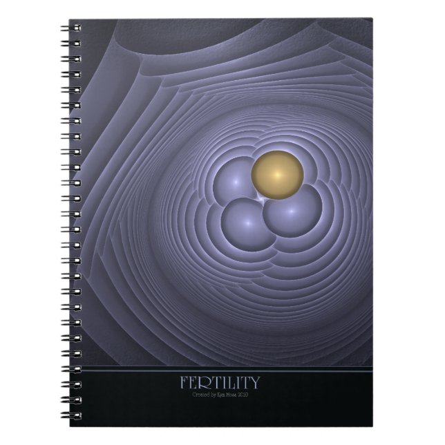 Cuaderno Bloc de notas sobre fertilidad (Frente)