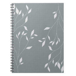 Cuaderno Bloc de notas sobre la naturaleza verde sabio de v