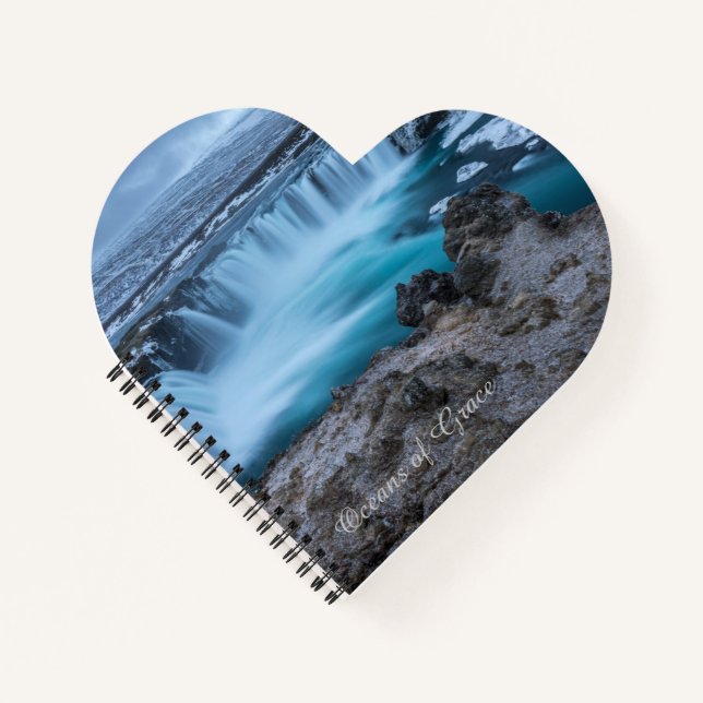 Cuaderno Bloc de notas sobre océanos de gracia (Anverso)