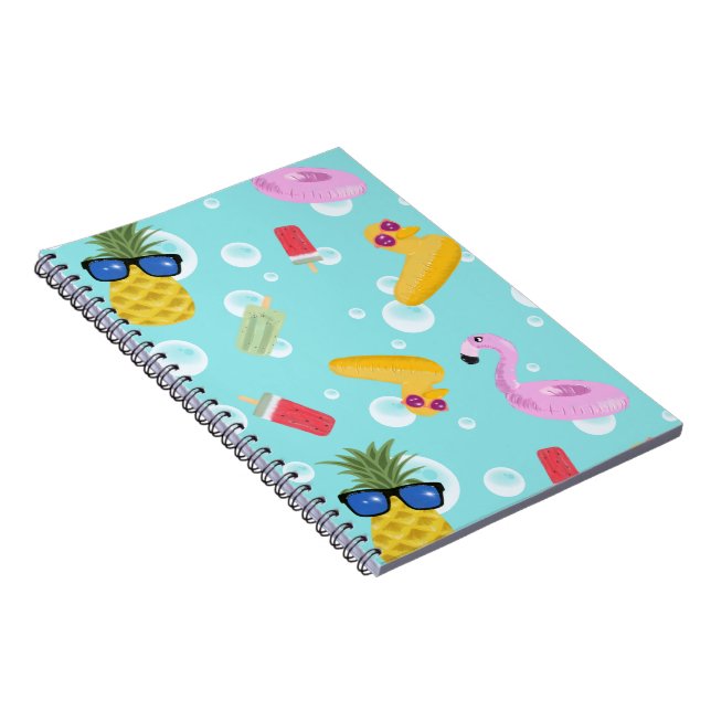 Cuaderno Bloc de notas sobre temas de verano (Lado Derecho)
