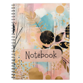 Cuaderno Bloc de notas sobre temas geométricos