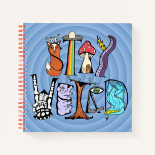 Cuaderno Bloc de notas Stay Weird
