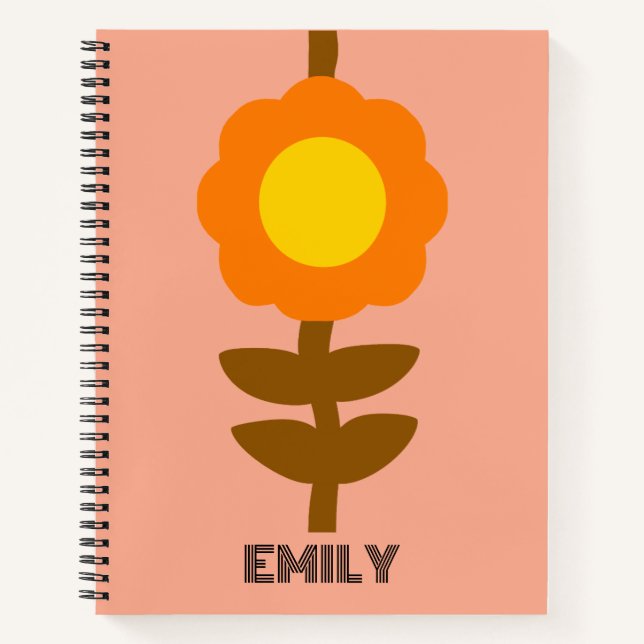 Cuaderno Bloc de notas Sunny Bloom (Anverso)