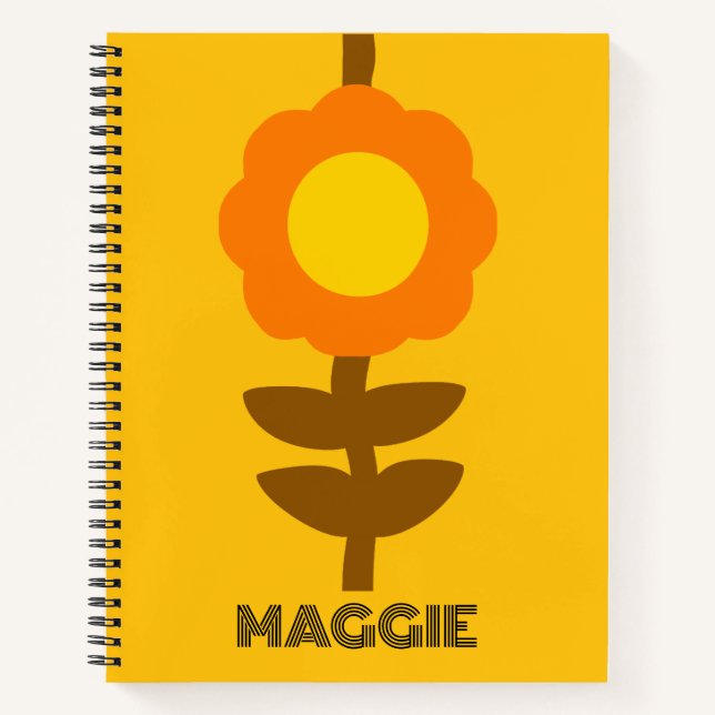 Cuaderno Bloc de notas Sunny Bloom (Anverso)