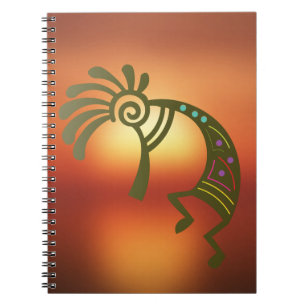 Cuaderno Bloc de notas Sunset Southwest Kokopelli
