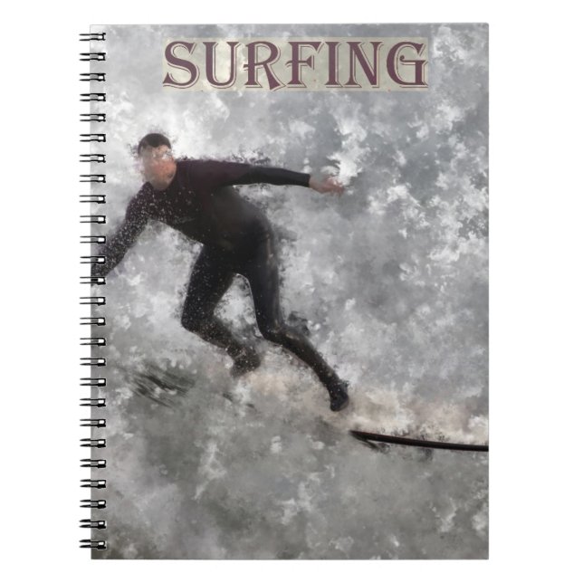 Cuaderno Bloc de notas surfer (Frente)